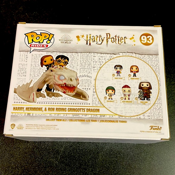 Pop! Rides # 93 Gringott’s Dragon - Picture 6 of 10